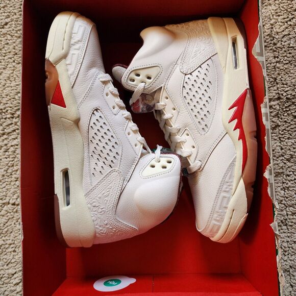 Air Jordan 5 Retro El Grito Sail Brand New Sz 9 - Picture 8 of 9